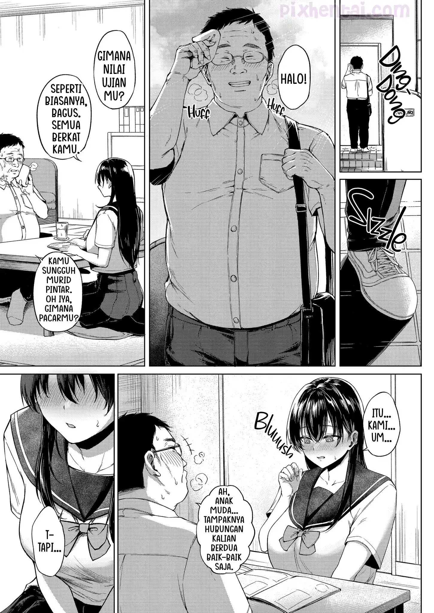 Komik hentai xxx manga sex bokep Bakunyuu Yuutousei ni Hitsuyou na Chinpo no Obenkyou Zenpen 6